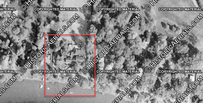 Rotunda Inn - 1973 Aerial (newer photo)